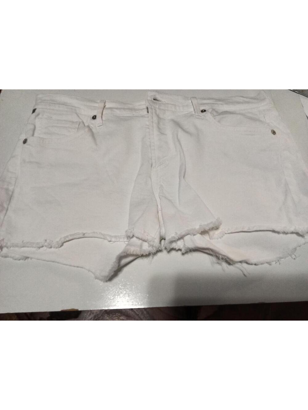 Citizens of Humanity White Denim Cutoff Shorts 20